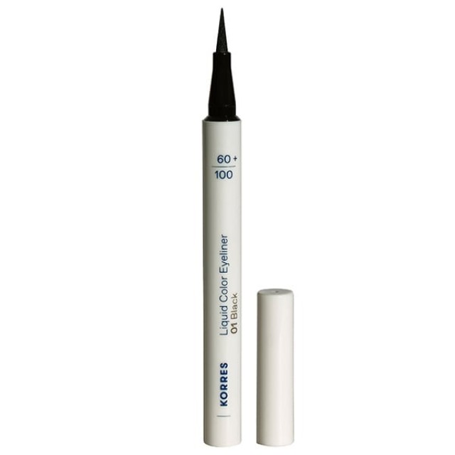 KORRES LIQUID COLOR EYELINER 01 BLACK 1ML