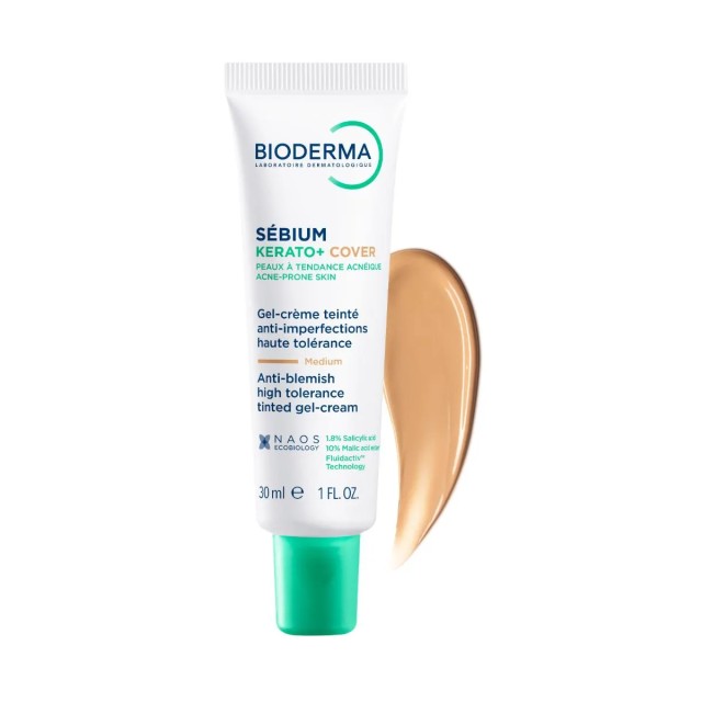 BIODERMA SEBIUM KERATO+ COVER GEL - CREME 30mL