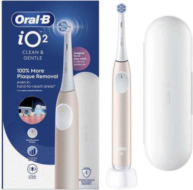 ORAL-B ΗΛΕΚΤΡΙΚΗ ΟΔΟΝΤΟΒΟΥΡΤΣΑ iO2 PINK