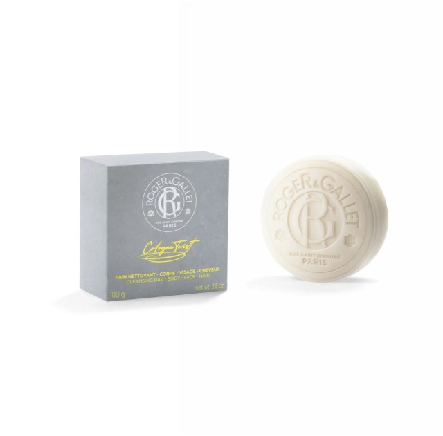 ROGER & GALLET COLOGNE TWIST CLEANSING BAR BODY - FACE - HAIR 100G