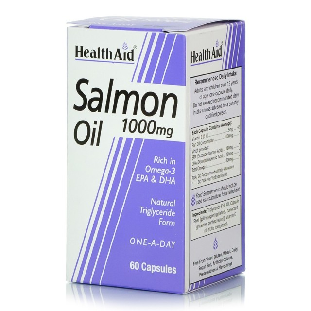 HEALTH AID SALMON OIL CONCENTRATE 1000MG 60CAPS