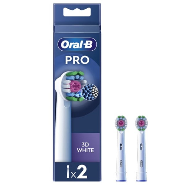 ORAL-B ΑΝΤΑΛΛΑΚΤΙΚΑ PRO 3D WHITE 2τμχ