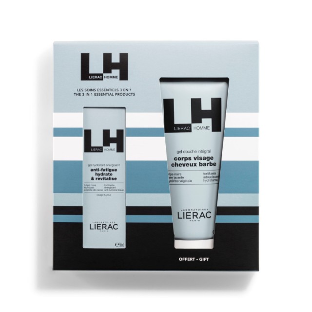 LIERAC ΠΑΚΕΤΟ HOMME GEL HYDRATANT ENERGIZING 50mL + ΔΩΡΟ HOMME GEL DOUCHE INTEGRAL 200mL