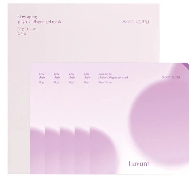 LUVUM SLOW AGING PHYTO COLLAGEN GEL MASK 5pcs