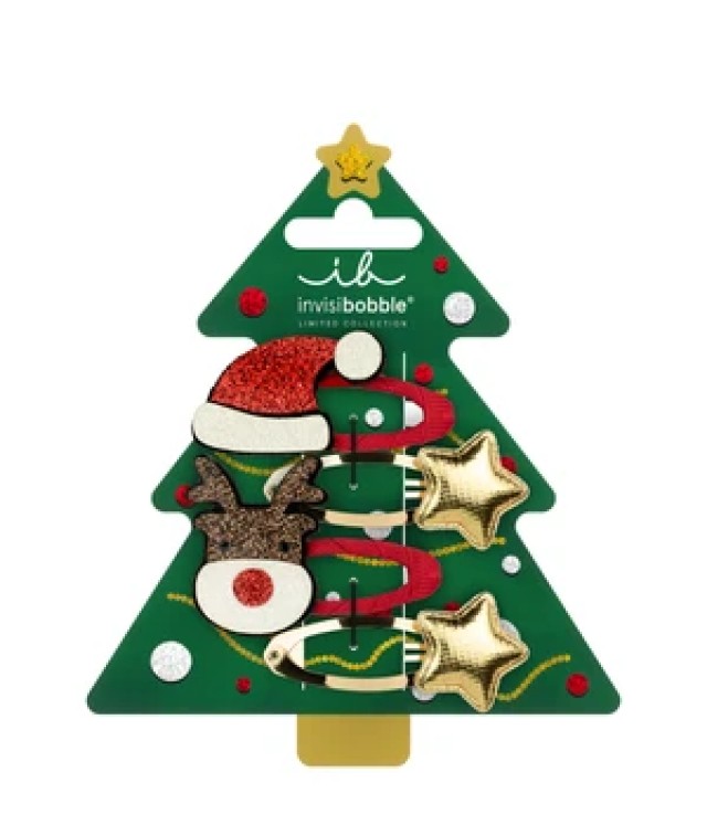 INVISIBOBBLE KIDS CLIPSTAR WINTER WONDERLAND 4ΤΜΧ