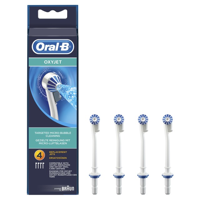 ORAL-B ΑΝΤΑΛΛΑΚΤΙΚΑ NOZZLE SET OXYJET 4τμχ