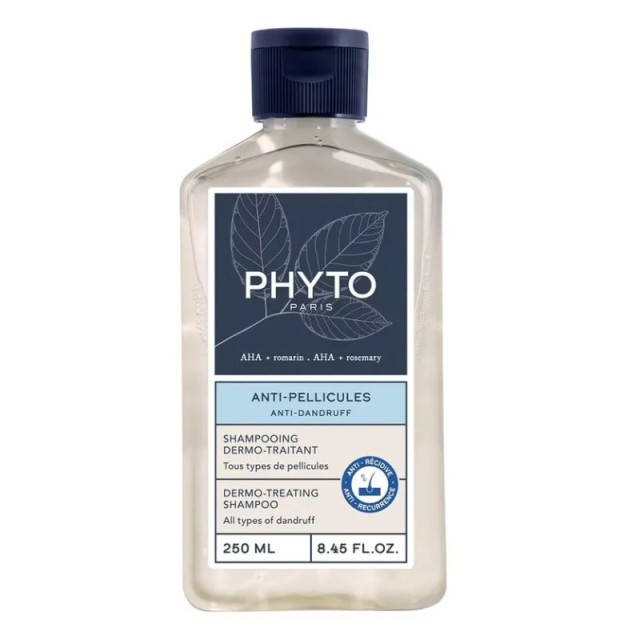 PHYTO ANTI PELLICULES ANTI DANDRUFF SHAMPOO 250mL