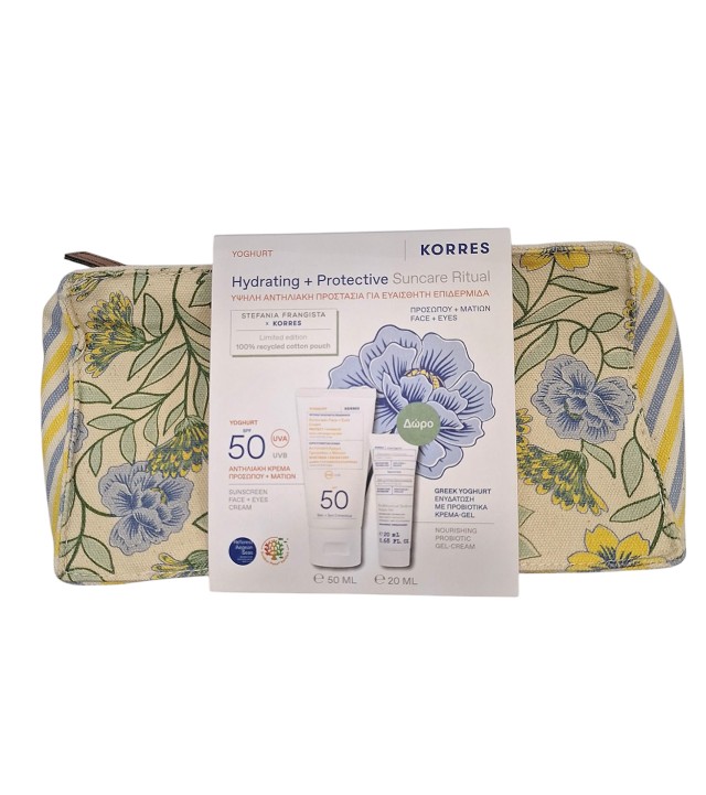 KORRES ΑΝΤΗΛΙΑΚΟ ΝΕΣΕΣΕΡ ΚΡΕΜΑ ΠΡΟΣΩΠΟ & ΜΑΤΙΑ YOGHURT SPF50 50 ML + ΔΩΡΟ MOIST. CREAM-GEL 20ML