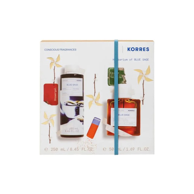 KORRES PROMO BLUE SAGE ΑΦΡΟΛΟΥΤΡΟ 250mL & BLUE SAGE EAU DE TOILETTE 50mL