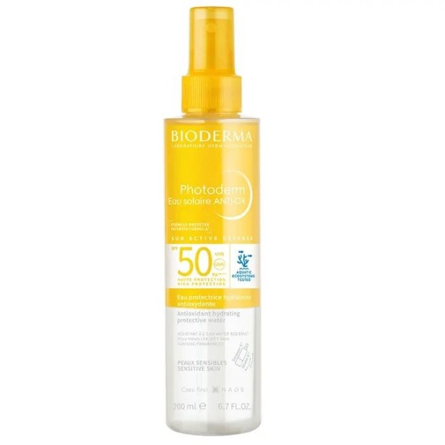 BIODERMA ΑΝΤΗΛΙΑΚΟ PHOTODERM EAU SOLAIRE ANTI OX HYDRATING PROTECTIVE WATER SPF 50 200ML