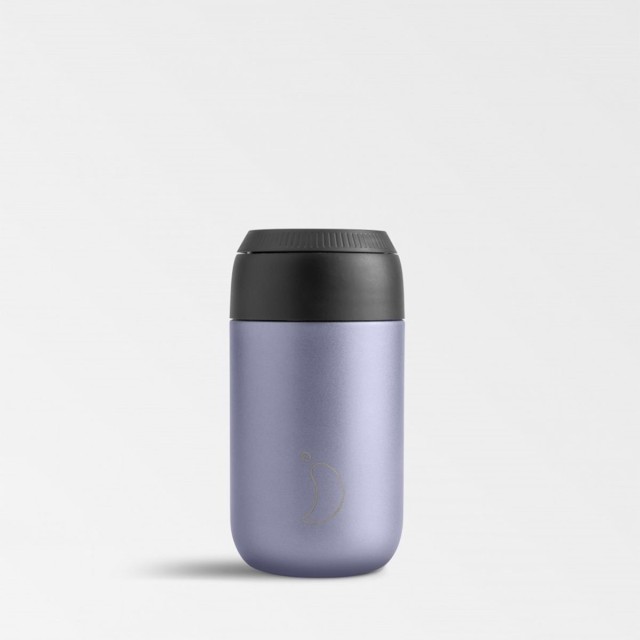 CHILLYS COFFE CUP METALLIC LAVENDER 340ML