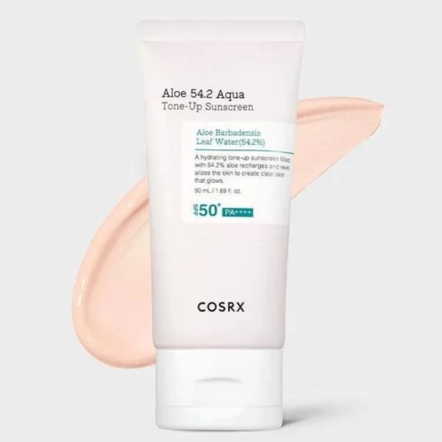 COSRX ΑΝΤΗΛΙΑΚΟ ALOE 54.2 AQUA TONE UP SUNSCREEN SPF 50 50ML