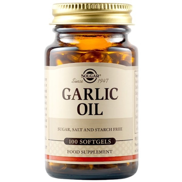 SOLGAR GARLIC OIL SOFTGELS 100S