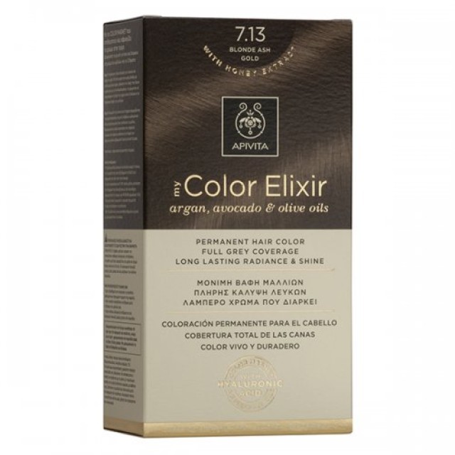 APIVITA ΒΑΦΗ MY COLOR ELIXIR N7,13 ΞΑΝΘΟ ΣΑΝΤΡΕ ΜΕΛΙ 50&75ML