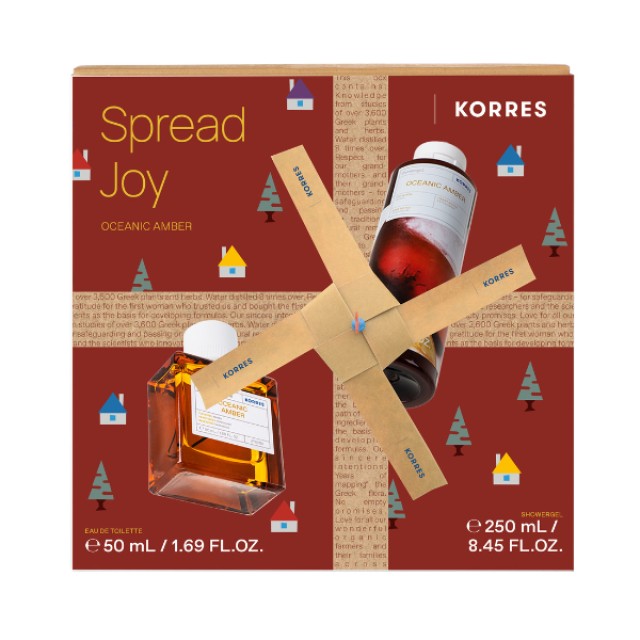 KORRES PROMO OCEANIC AMBER EAU DE TOILETTE 50ML & SHOWER GEL 250ML