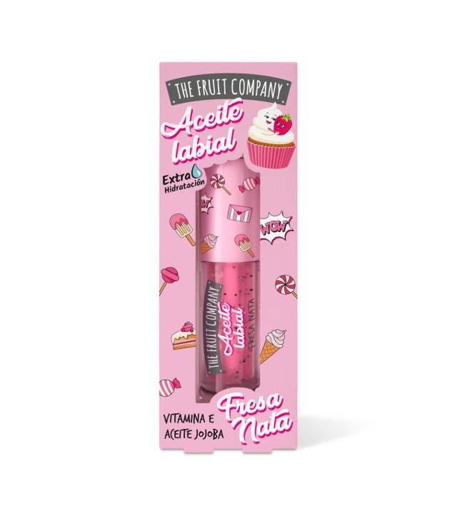 THE FRUIT COMPANY LIP OIL STRAWBERRY & CREAM