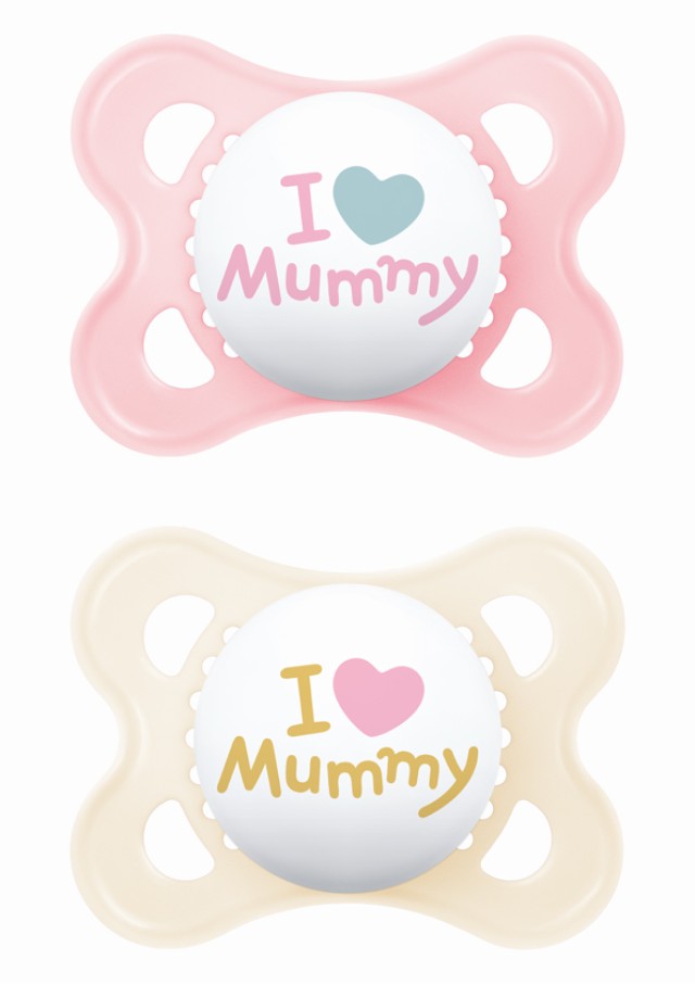MAM ΠΙΠΙΛΑ Ι LOVE MUMMY GIRL 2-6 ΜΗΝΩΝ ΜΕ ΘΗΛΗ SKINSOFT ΣΙΛΙΚΟΝΗ