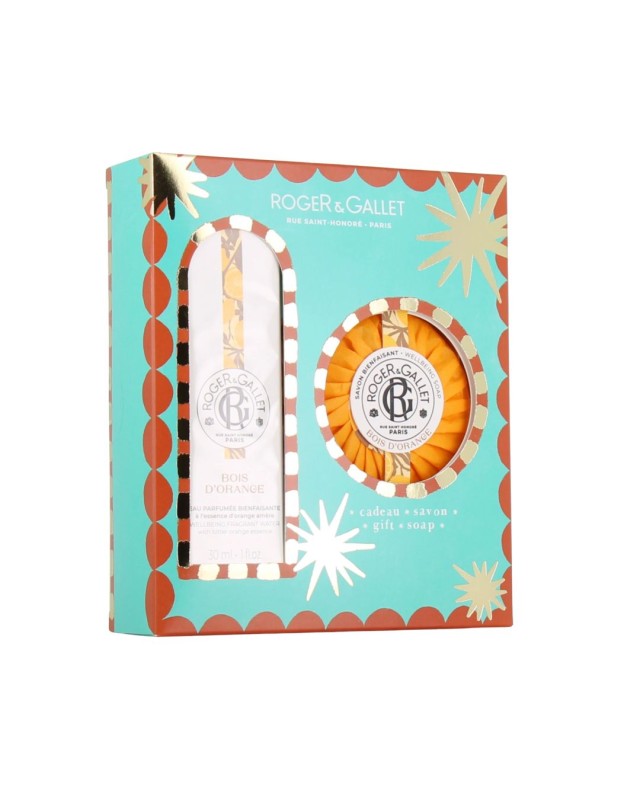 ROGER & GALLET SET BOIS DORANGE FRAGRANT WATER 30ML & ΔΩΡΟ ΜΠΑΡΑ ΣΑΠΟΥΝΙΟΥ