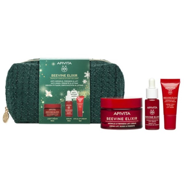 APIVITA PROMO BEEVINE ELIXIR LIGHT CREAM 50ML & ΔΩΡΟ BEEVINE ELIXIR SERUM 10ML + BEEVINE ELIXIR EYE 