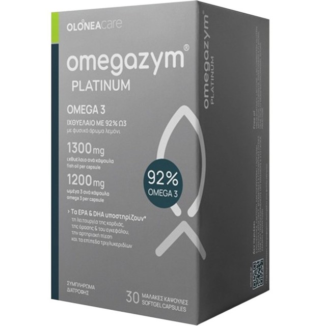 OLONEA OMEGAZYM PLATINUM 30 ΚΑΨΟΥΛΕΣ