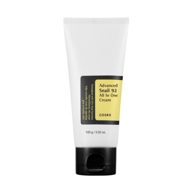 COSRX ADVANCED SNAIL 92 ALL IN ONE CREAM 100GR - ΕΠΑΝΟΡΘΩΤΙΚΗ & ΕΝΥΔΑΤΙΚΗ ΚΡΕΜΑ ΜΕ ΒΛΕΝΝΙΝΗ ΣΑΛΙΓΚΑΡ