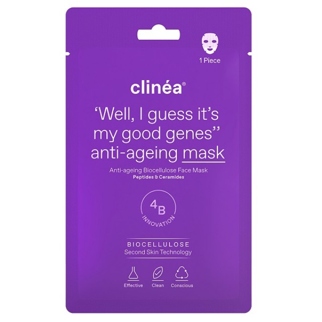 CLINEA ANTI AGEING FACE MASK BIOCELLULOSE 1 PIECE
