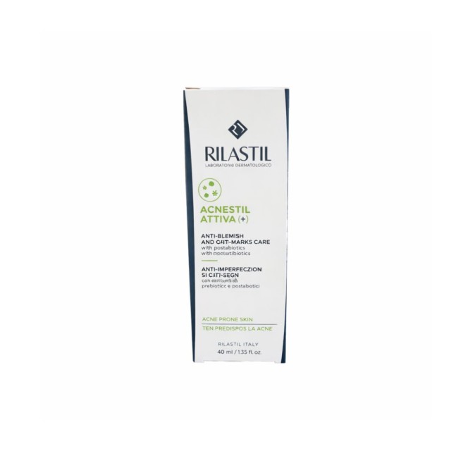 RILASTIL ACNESTIL ATTIVA(+) ΚΡΕΜΑ ΚΑΤΑ ΤΩΝ ΑΤΕΛΕΙΩΝ ΚΑΙ ΤΩΝ ΣΗΜΑΔΙΩΝ 40ML