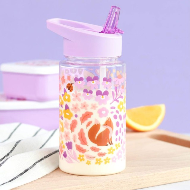 A LITTLE LOVELY COMPANY ΠΑΓΟΥΡΙ ΜΕ ΚΑΛΑΜΑΚΙ FLOWER GARDEN 450ML