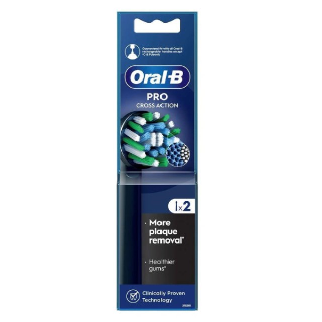 ORAL-B ΑΝΤΑΛΛΑΚΤΙΚΑ CROSS ACT BLACK 1X2  
