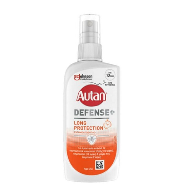 AUTAN ΕΝΤΟΜΟΑΠΩΘΗΤΙΚΟ DEFENSE LONG PROTECTION 100ML