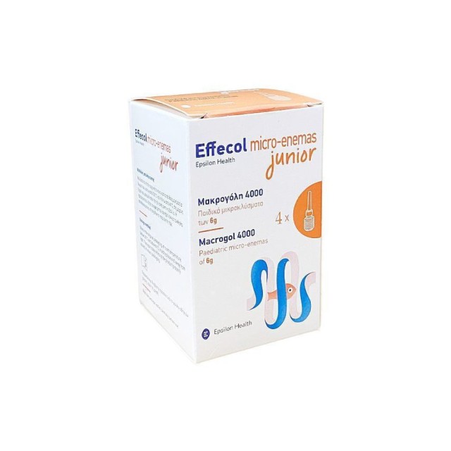 EPSILON HEALTH EFFECOL MICRO-ENEMAS JUNIOR 4x6G