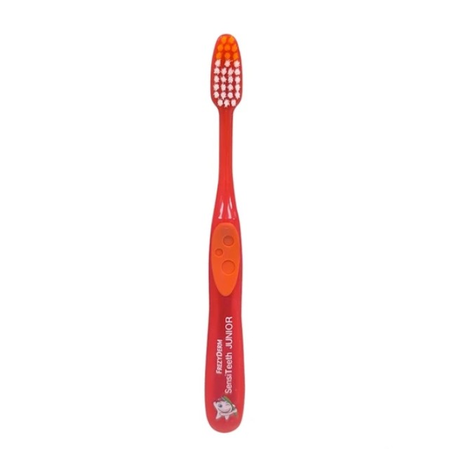 FREZYDERM SENSITEETH JUNIOR TOOTHBRUSH RED