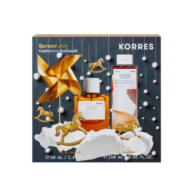 KORRES SET CASHMERE KUMQUAT EAU DE TOILETTE 50ML& CASHMERE KUMQUAT SHOWERGEL 250ML