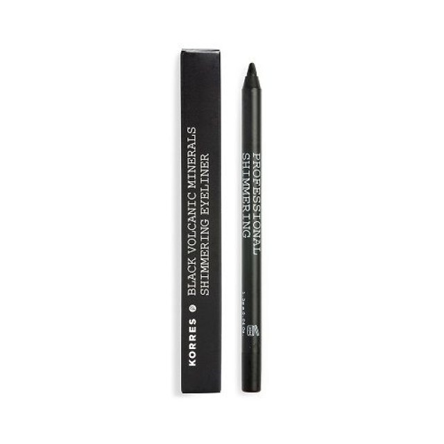 KORRES PENCIL SHIMMERING BLACK VOLCANIC MINERALS