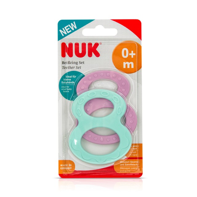 NUK ΔΑΚΤΥΛΙΟΙ ΜΑΣΗΤΙΚΟΙ ΟΚΤΑΡΙΑ 0+Μ ΜΩΒ/ΒΕΡΑΜΑΝ