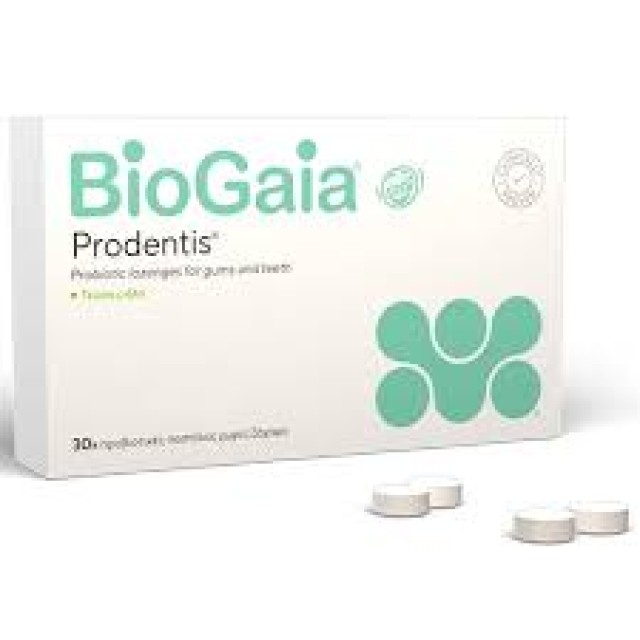 BIOGAIA PRODENTIS ΠΑΣΤΙΛΙΕΣ ΓΕΥΣΗ ΜΗΛΟ 30 ΔΙΣΚΙΑ