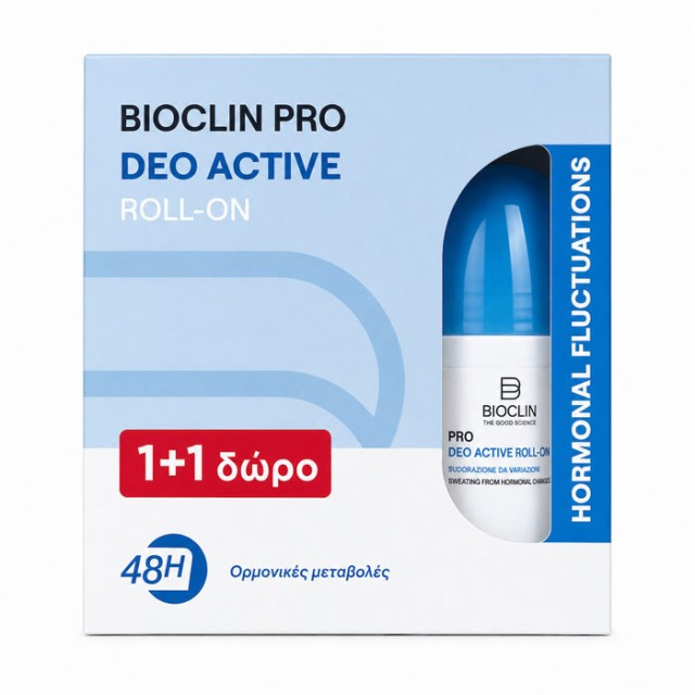 BIOCLIN ΑΠΟΣΜΗΤΙΚΟ PRO DEO ACTIVE ROLL ON 1+1 ΔΩΡΟ 