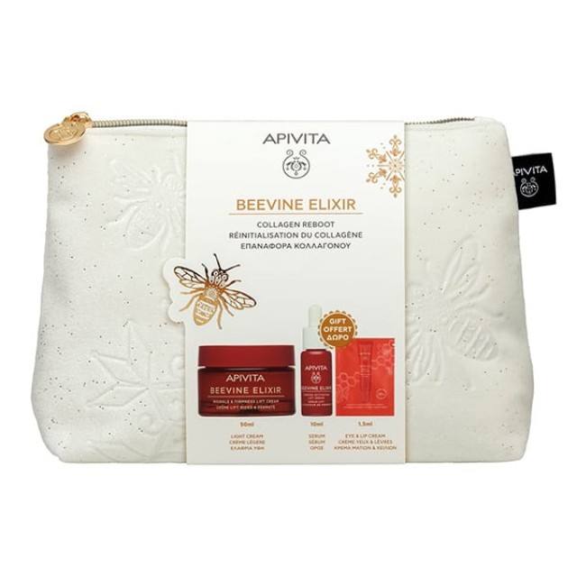 APIVITA PROMO BEEVINE ELIXIR LIGHT CREAM 50ml & ΔΩΡΟ SERUM 10 ml & EYE&LIP CREAM 1.5 ml