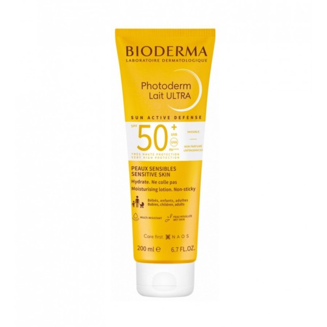 BIODERMA ΑΝΤΗΛΙΑΚΟ ΣΩΜΑΤΟΣ PHOTODERM LAIT ULTRA SPF50+ 200ML