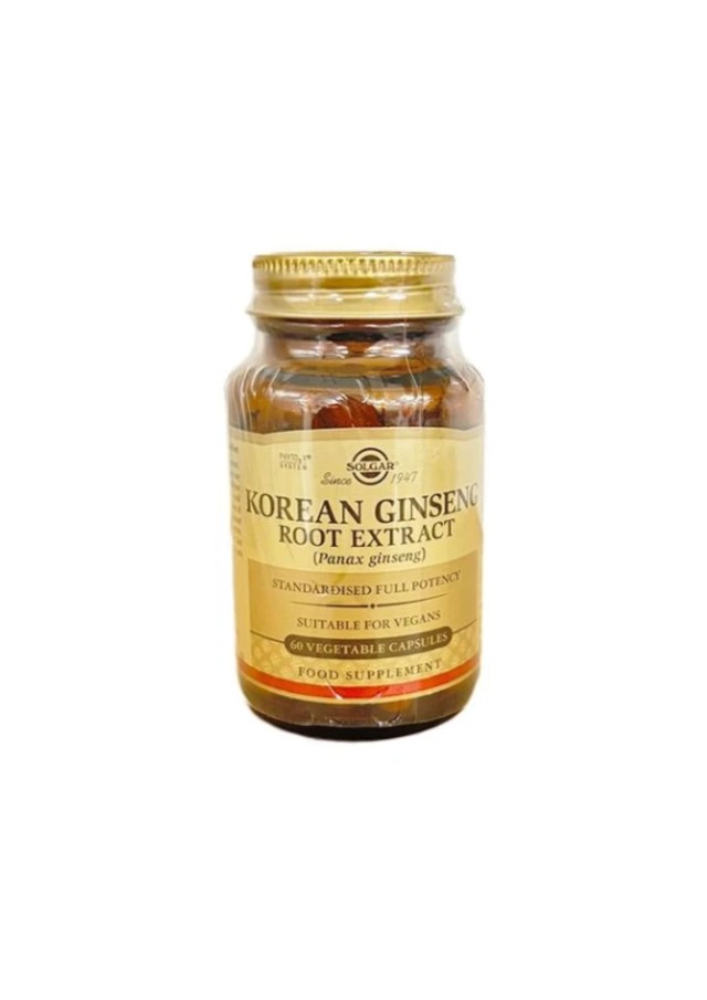 SOLGAR SFP KOREAN GINSENG EXTRACT VEGICAPS 60S