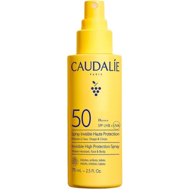 CAUDALIE INVISIBLE HIGH PROTECTION SPRAY SPF50 75 ML