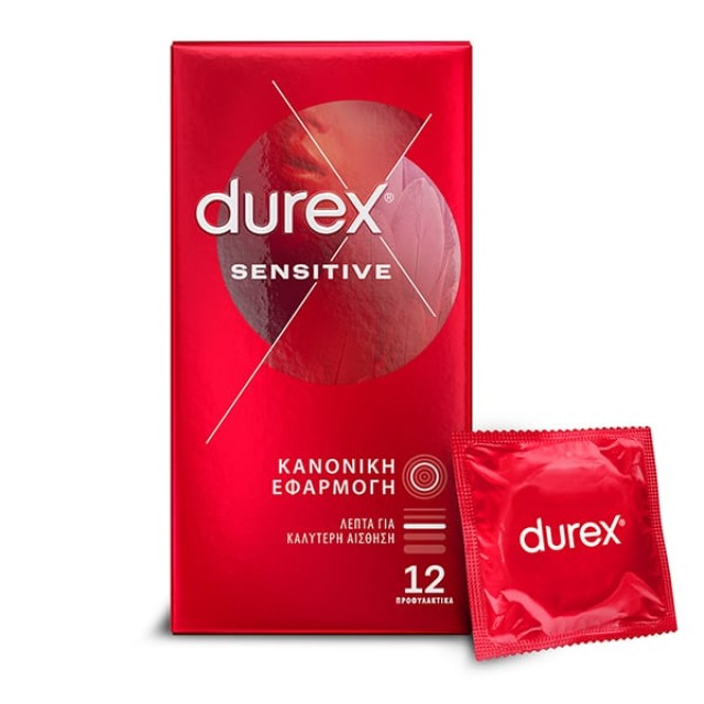 DUREX SENSITIVE ΚΑΝΟΝΙΚΗ ΕΦΑΡΜΟΓΗ Χ12