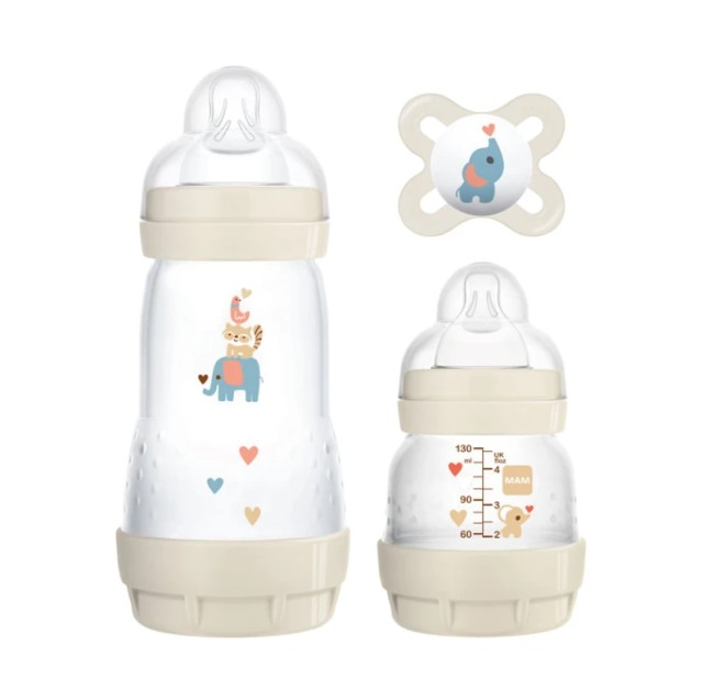 MAM STARTER SET UNISEX EASY START ANTI-COLIC ΜΠΙΜΠΕΡΟ 260ml & ΜΠΙΜΠΕΡΟ 130ml & ΠΙΠΙΛΑ START