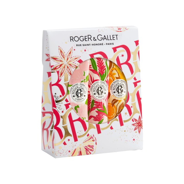ROGER & GALLET PROMO  XMAS HAND CREAM 3 X 30ML