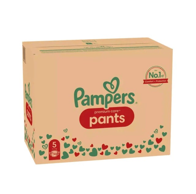 PAMPERS PREMIUM PANTS ΜΕΓΕΘΟΣ 5 (12-17 Kg) MEGA PACK 102 τμχ