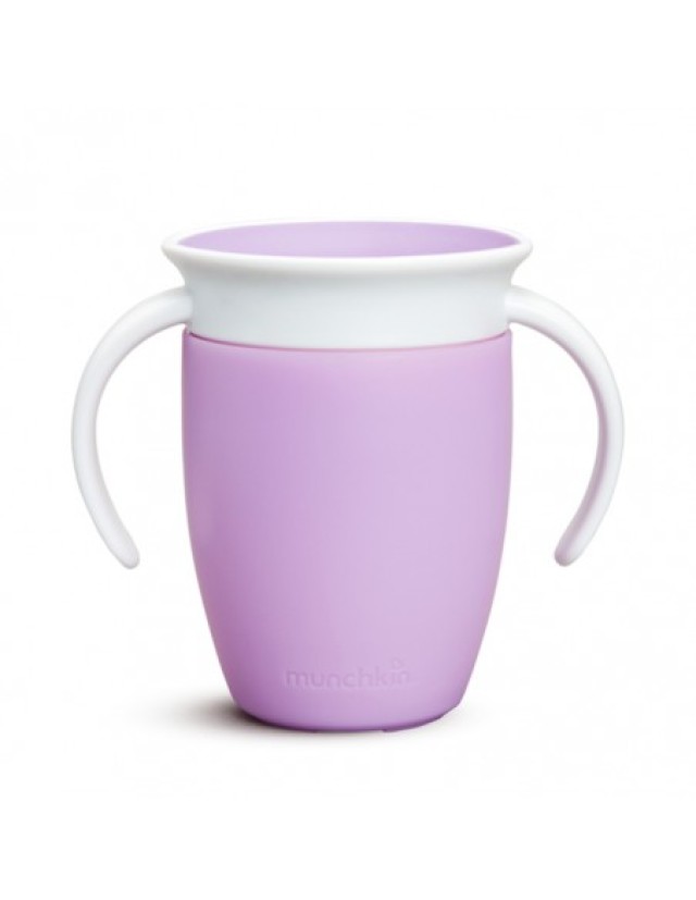 MUNCHKIN MIRACLE 360 TRAINER CUP 207ML PURPLE