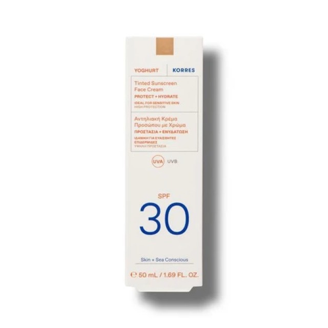 KORRES ΑΝΤΗΛΙΑΚΟ FACE CREAM TINTED SPF30 50ML