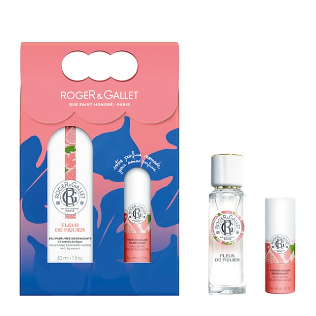 ROGER & GALLET PROMO FLEUR DE FIGUIER EAU PARFUM 30ML & PARFUM SOLIDE