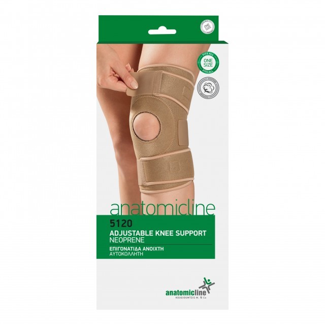 ANATOMIC LINE ΕΠΙΓΟΝΑΤΙΔΑ ΑΝΟΙΧΤΗ-ΑΥΤΟΚΟΛΛΗΤΗ NEOPRENE ONE SIZE