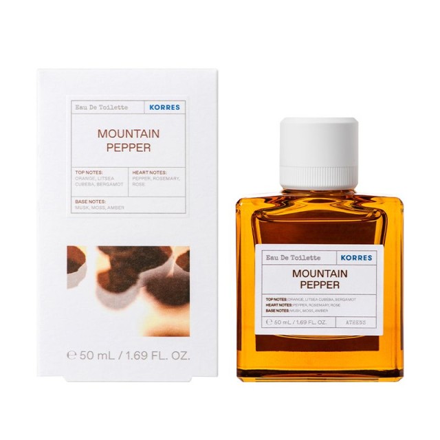 KORRES MOUNTAIN PEPPER EAU DE TOILETTE 50ML